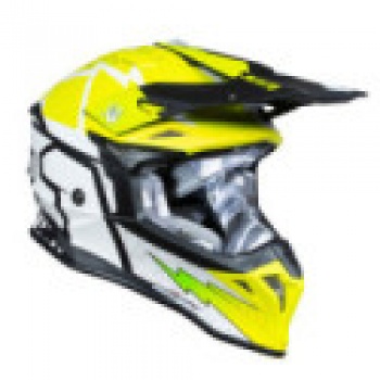 CASCO JUST1 J-39 POSEIDON NEGRO / AMARILLO FLUOR / BLANCO